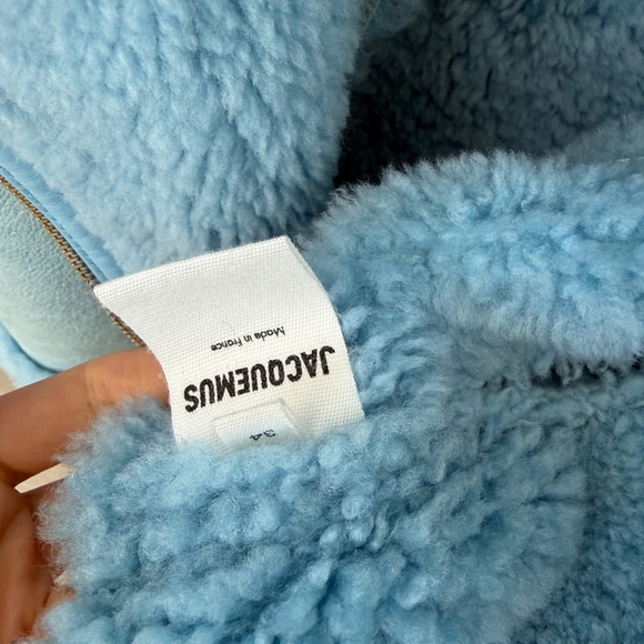 Jacquemus Light Blue Sherling Jacket - Picture 8 of 9